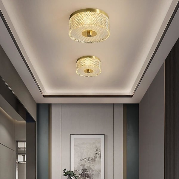 16cm Taklampa i Ö-design, Koppar/Mässing, Modern