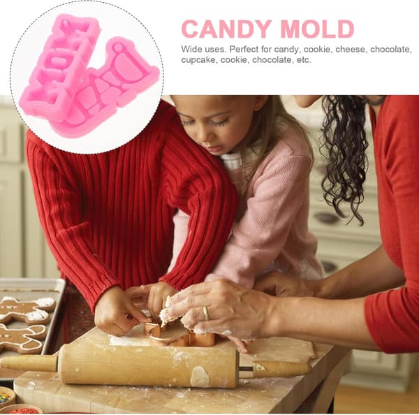 4 stk silikon sjokoladeform kakeform mamma silikonform flerbruksbaking