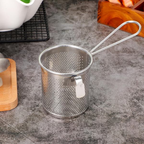 Hot-Pot Side Colander Hot Pot Side Colanders Rustfritt Stål Enkel Design Enkel å Bruke Enkel