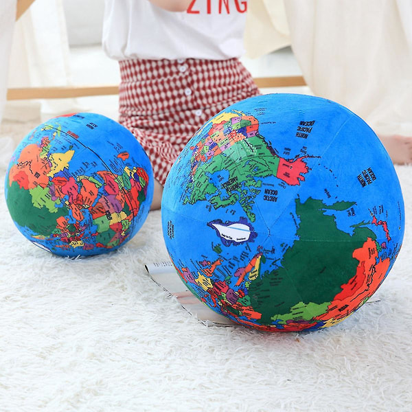 24-31cm Globus Plussjeleker Stuffet Leke Terrestrisk Globus Plussjedokke Kawaii Barnehage Student For Barn Leke 24CM