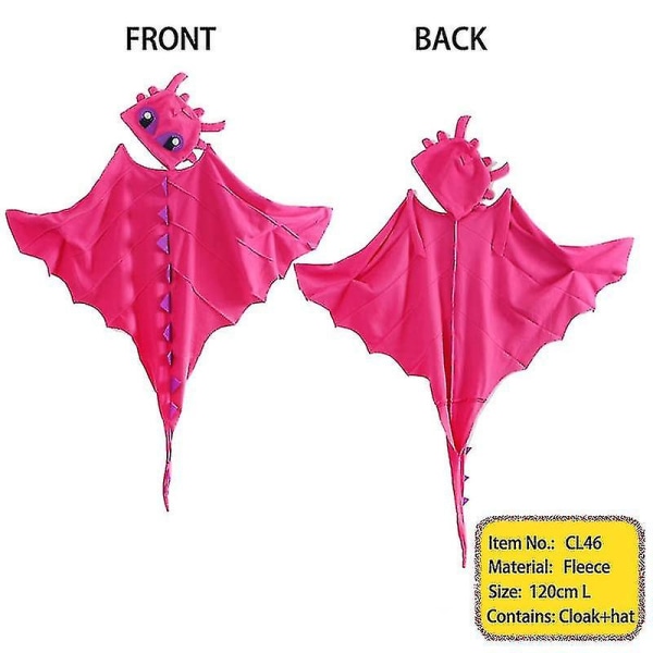 Toothless-asu: Viitta ja Hattu Fuchsia