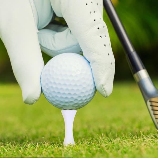 Golfpeggar i plast Golfbollsövningsställ Återanvändbar slottsdesign