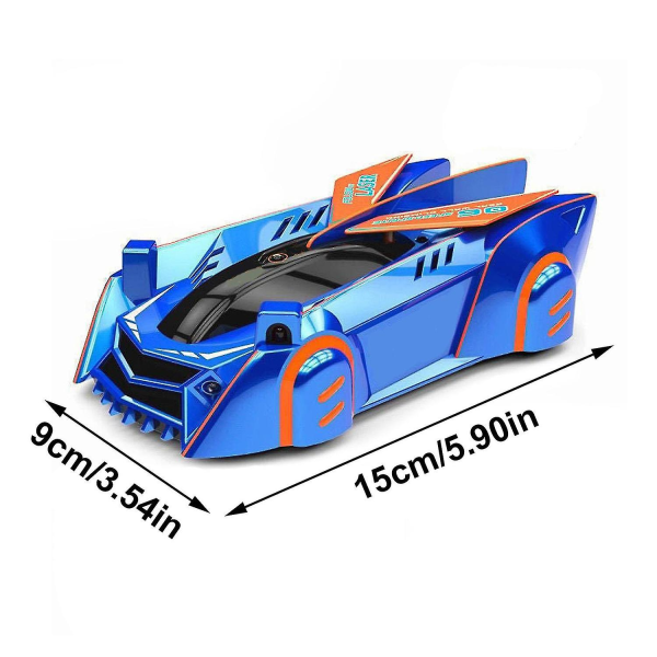 Veggklatring bilklokke Fjernkontroll Gravity Defying Rc Racing Car Lekegave