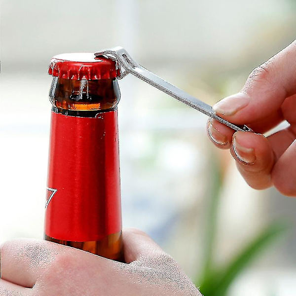 Bærbar Mundtlig Væske Dåseåbner Rustfrit Stål Flaske Vial Åbnere