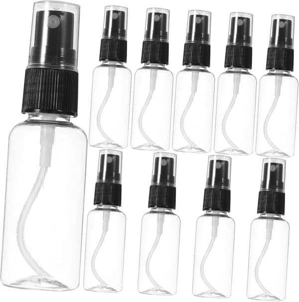 30 ml mini påfyllbar sprayflaske, sett med 10 bærbare tomme plastsprayflasker