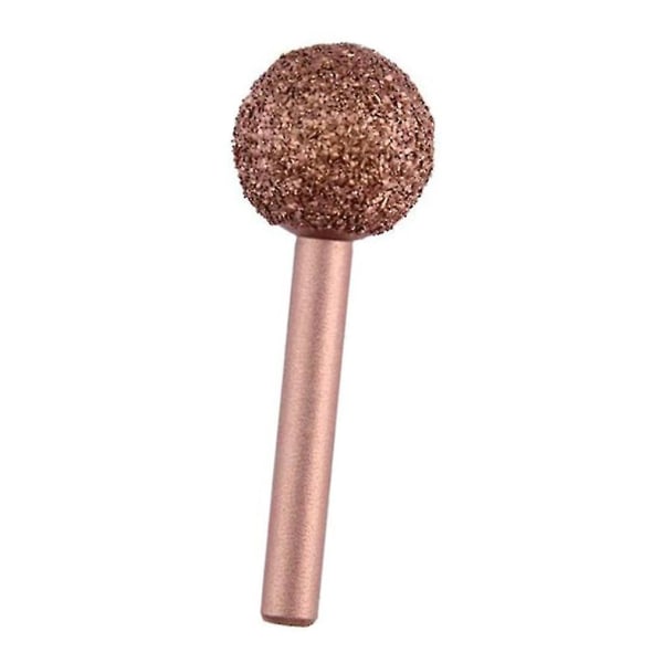 Tungsten Dæk Reparation, Dæk Slibning Hoved Tungsten Stål Slibning Hjul Dæk Fyldning Slibning Hoved Lollipop Type Carbide Slibning Hoved (farve: Rosenguld)