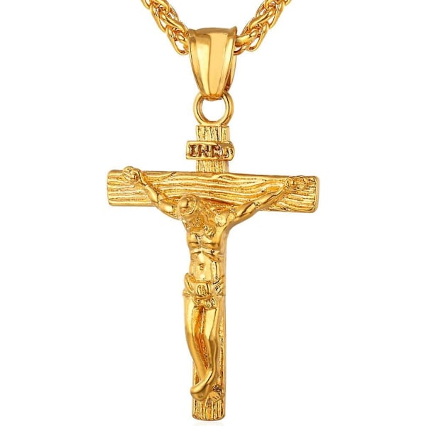 Vintage Jesus Cross anheng Halskjeder Armbånd For Lmell menn kvinner, trendy kristen gave