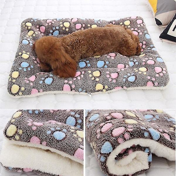 Blødt Fleece-Underlag til Hund og Kat - Tykt og Behageligt