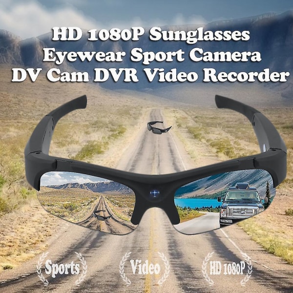 Hd 1080p Solbriller Briller Sportskamera Dv Cam Dvr 279a | Fyndiq