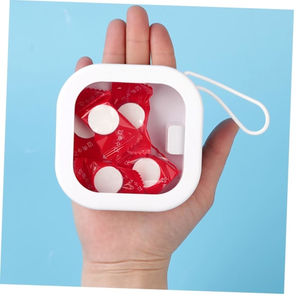 Rejse Essential 4 stk Hårelastik Holder Organizer Vatrondel Dispenser Smykkeskrin