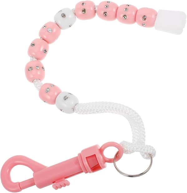 Golfperlekjede slagteller Rosa Bærbar Nylon Golf Slagteller