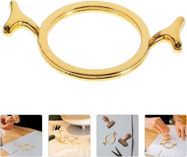 Voksseglform Metal Ringform Zinklegering Voksseglstempelform til DIY-håndværk og brevforsegling i Australien