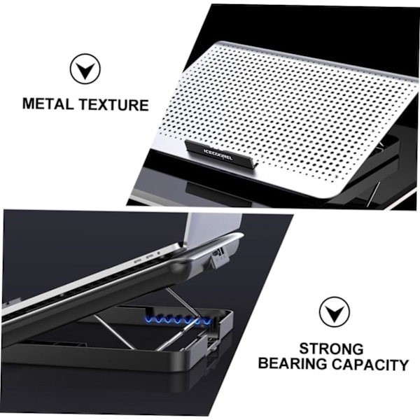 Datorställ för bärbar dator Aluminium Notebook Kylare Kylplatta Laptop Tillbehör för Användare