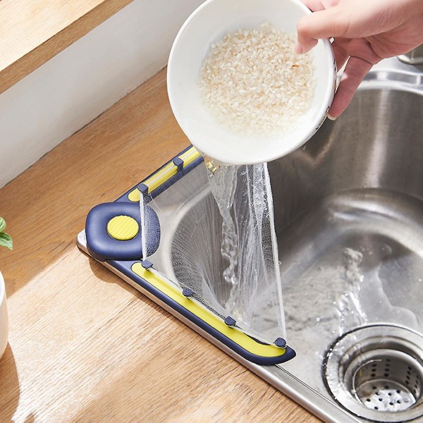 Kjøkkenvask Sil Stativ Hengende nettavløpskurv Høykvalitets Multipurpose Anti-tilstopping Hjem Pp Slitesterk filterpose