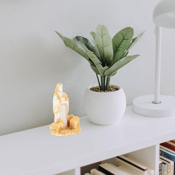 Harts Herdefigur Jesusstaty Utsökt Utformad Intrikat Design Elegant Bordsdekoration