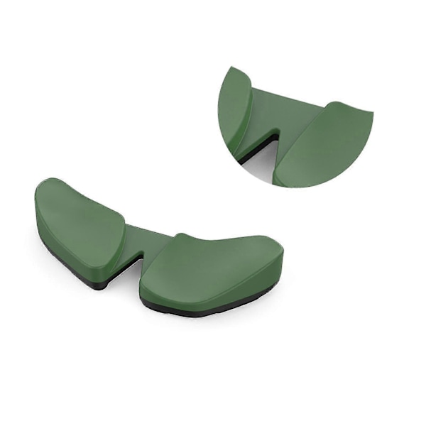 Ergonomiskt handledsstöd för mus, Karpaltunnelsyndrom-stöd, smärtlindring, anti-trötthet, lätt glid, elegant Green