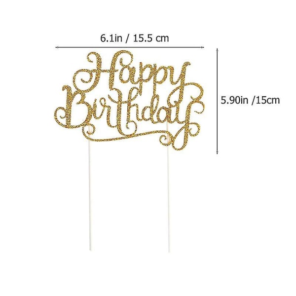 4 Pakker Kage Toppers Smukke Skinnende Bedårende Kage Indsætskort Glitter Indsætskort Fødselsdagskage Toppers Til Kage Dekoration DIY