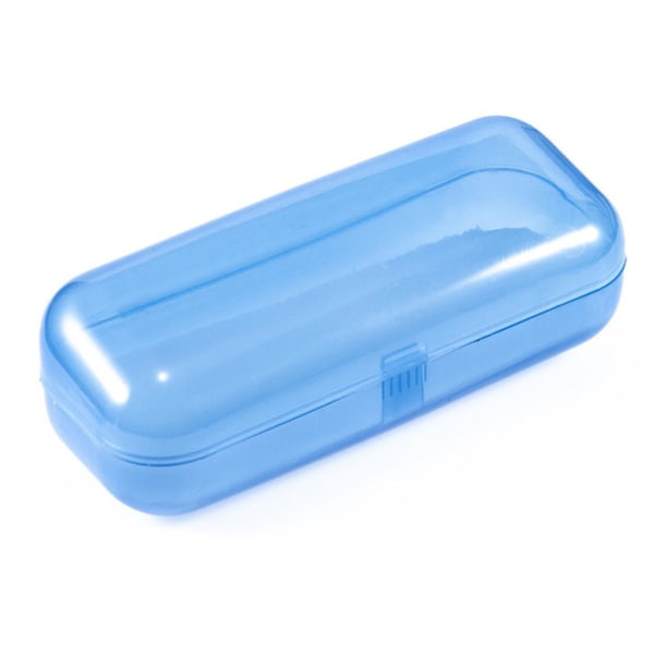 Hårt case Kompressionsresistent rektangulär solglasögonlåda i klar plast Blue