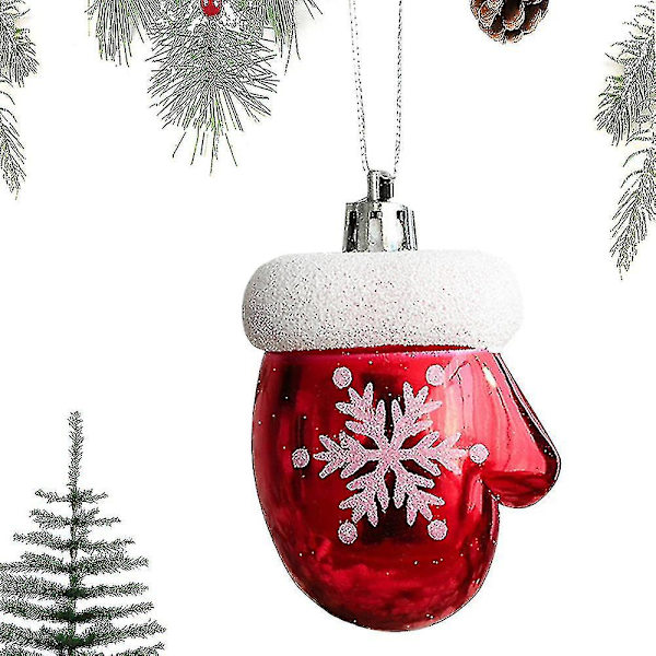 2 Plastjulkulor Julgransdekoration Bd-yuhao