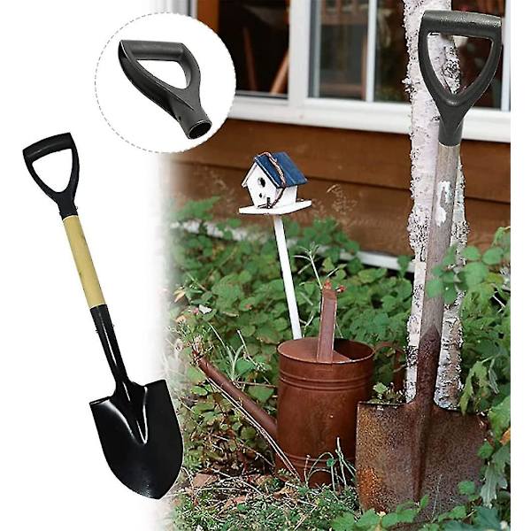 Spadehandtag med D-grepp, 34 mm innerdiameter, plast, gräv- och krattaverktyg