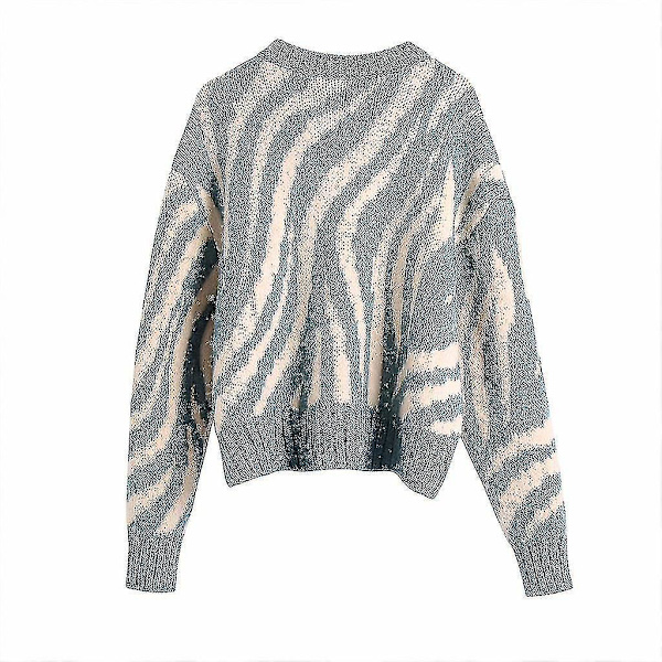 Sininen ja valkoinen posliini crop top -shortsit joustavalla vyötäröllä