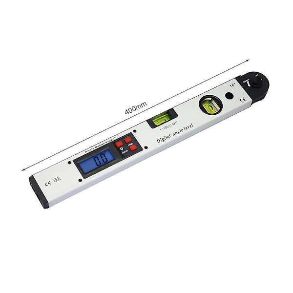 400mm Elektronisk Laser Vattenpass Digital Vinkelmätare