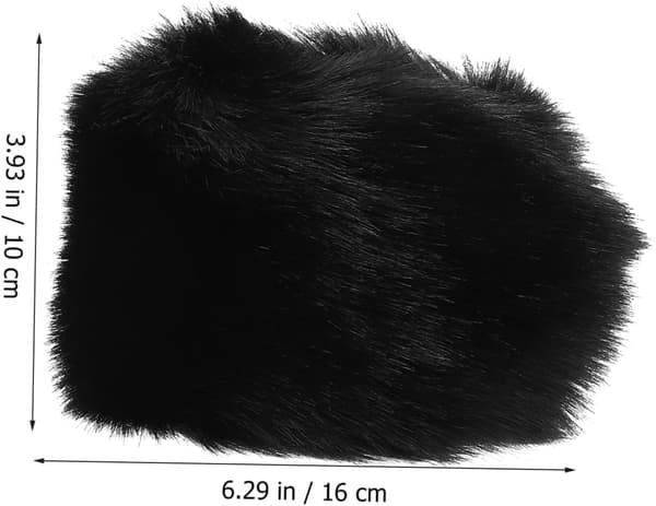 Vintervarme håndledsmanchetter, lodne håndledsmanchetter til kvinder, bløde, fluffy armvarmere