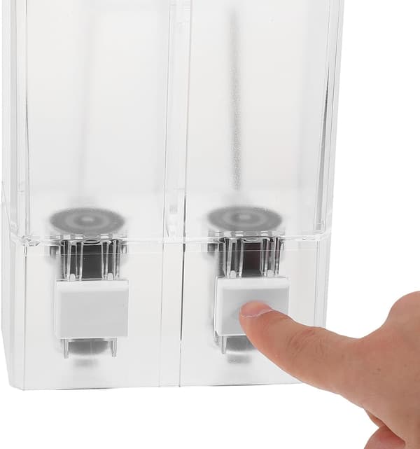 Tvålpump Dusch Schampodispenser 2 Kammare PP Material Enkel Dosering