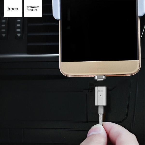 Hoco U16 1.2m USB Type-C Magnetisk Lading Nylonlader