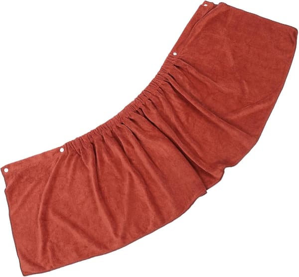 3 stk. absorberende badehåndkle for menn, rutemønster, polyesterfiber, dusjomslag