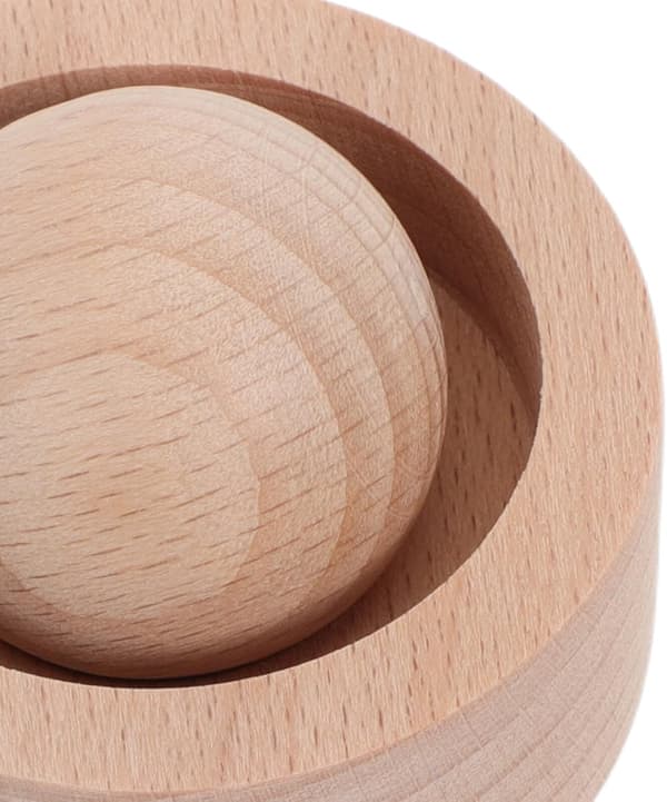 4 stk. bøgetræ aromaterapi diffuserkugler mini oliediffuser