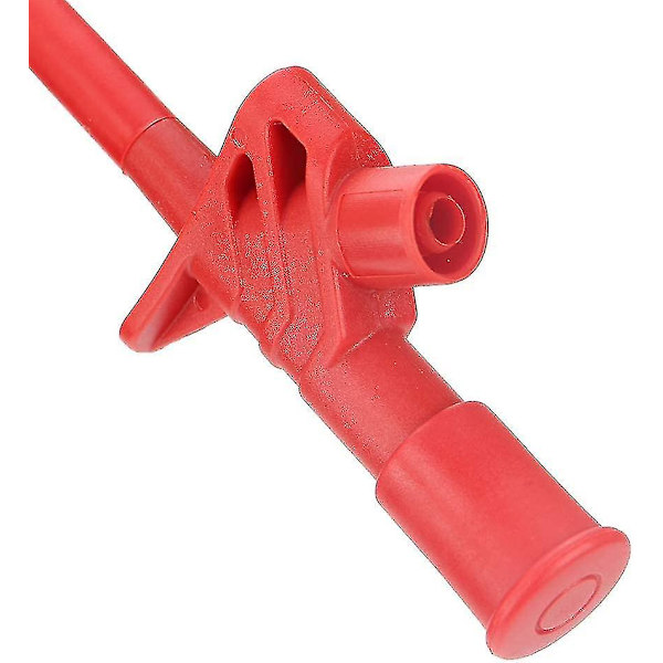 Ström- och högspänningsmätare, professionella testkrokclips, flexibla högspänningssonder, isolering, snabb svart + röd