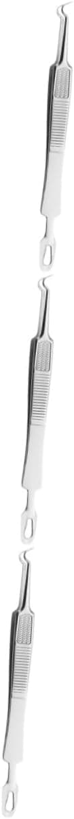 9 stk. Blackhead Extractor Buet Pincet Sæt Rustfrit Stål Fjerne Bumser