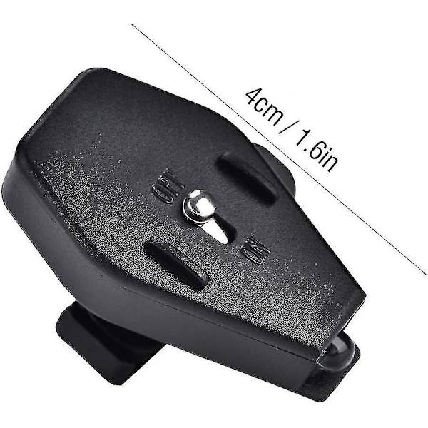 1 Par Clip-on Glasögon Ficklampa Mini Led Flexibel Justerbar Klämma För Läsning Bok Utomhus Fiske
