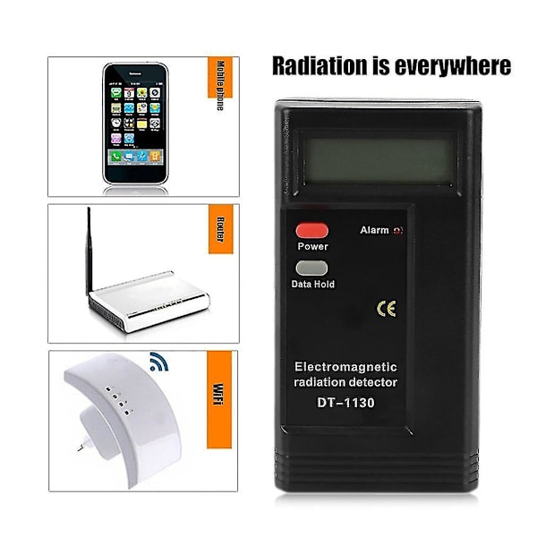 Digital LCD Elektromagnetisk Strålningsdetektor EMF