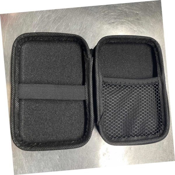 Eva Digital Produktförvaringsväska Robust USB-kabelorganisatör Mobil Diskfodral Svart 14x10x4cm 2st/förpackning