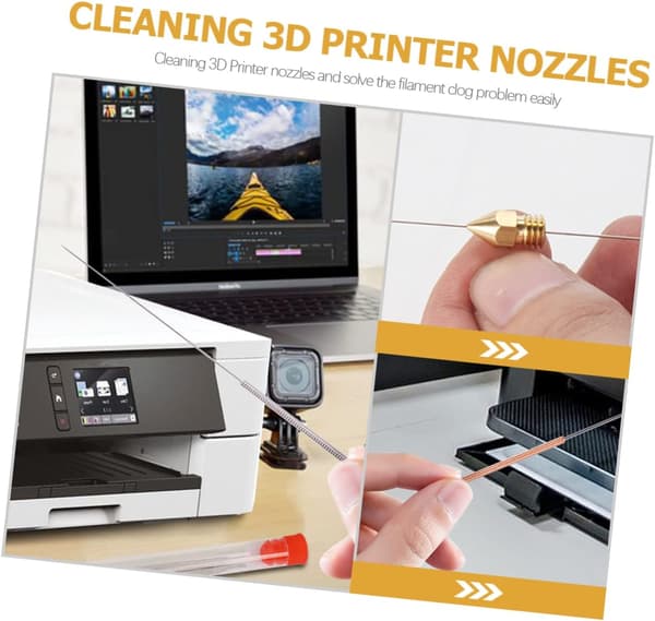 15 stk. 3D-printer dyse-rensenålesæt borebits i rustfrit stål 0,25/0,35/0,5 mm