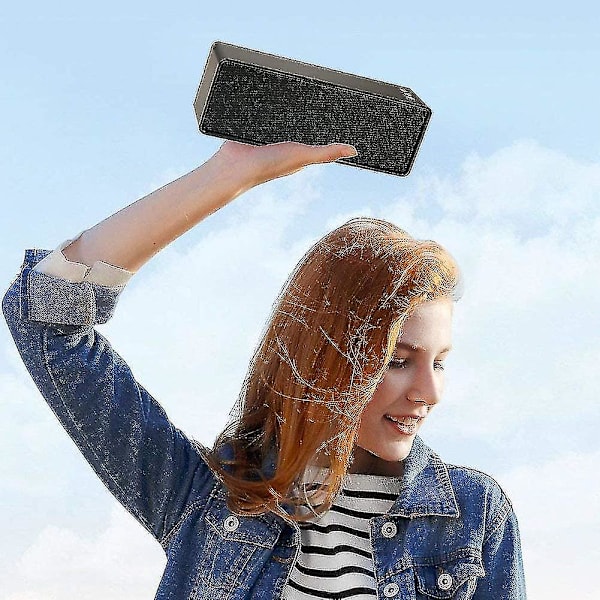 Bluetooth-høyttalere, bærbar Bluetooth-høyttaler med kraftig stereolyd, innebygd mikrofon