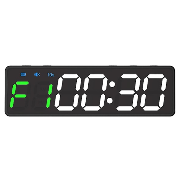 Gym Timer med LED-display, väggklocka för intervallträning 2023