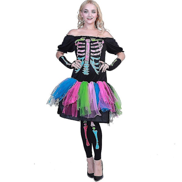 Performance Kostume til Børn, Piger og Kvinder - Gyser, Fantasifuldt Outfit 7-8 Years Adult