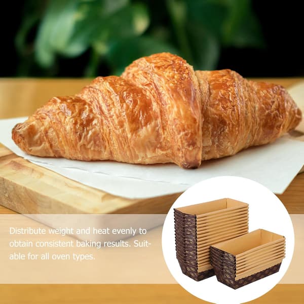 25 stk. papirbageforme, bådformede toastbageforme uden bundpapirform