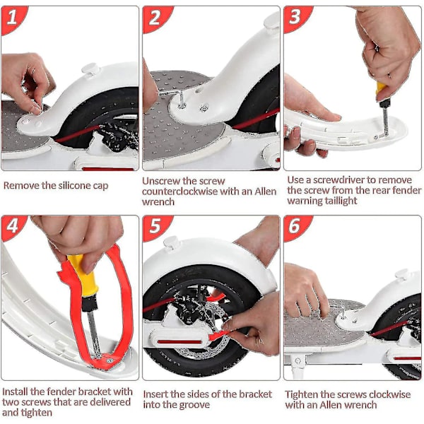 Xiaomi Scooter Bakskärmfäste M365 Pro Set