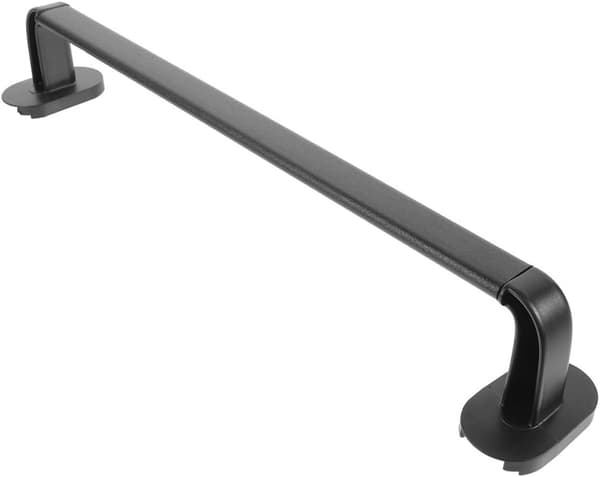 Veggmontert håndklestangorganisator tøffelstativ 48 cm elegant rustfritt stål multifunksjonell