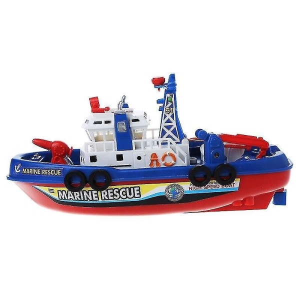 Elektrisk båd børn marine redning krigsskib legetøj gave
