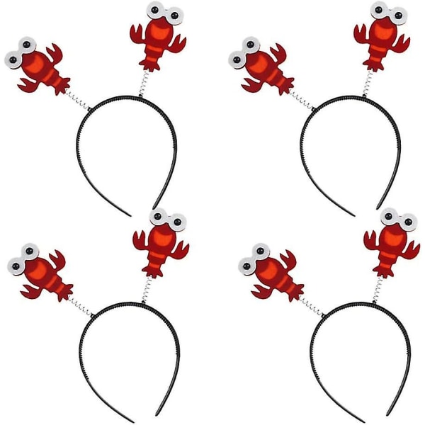 Rød Krabbe Pandebånd Hårbånd Hummer Pandebånd Dyrerollespil Hårbånd Hummer Hårstykke Piger