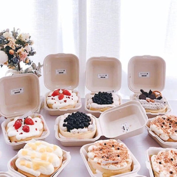 20 stk Engangs Bento Madbeholdere Dessert Skål