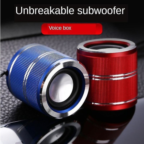 Super Mini Langaton Bluetooth-kaiutin Kannettava 3D-stereo