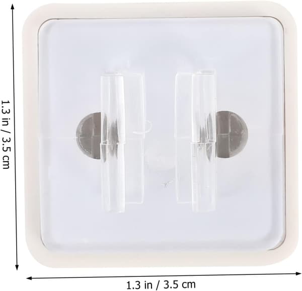 2 stk. magnetisk setebrakett hylleprater magnetbase for displaystativramme, matchende tilbehør