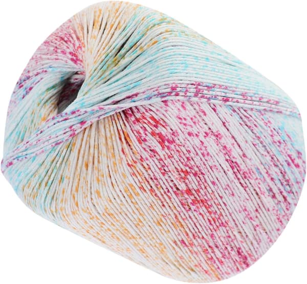 1 rulle gradient bomullsstickgarn 13 för DIY handstickning och virkning bomullstråd
