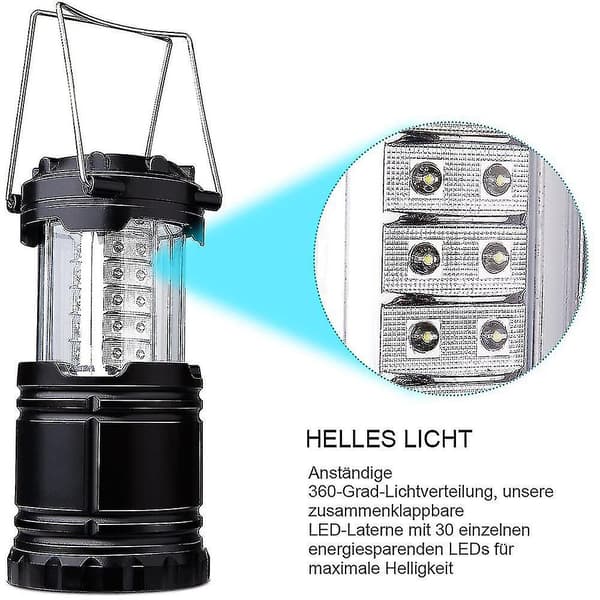 LED Vannresistent Campinglykt, For Hage Og Nødsituasjoner